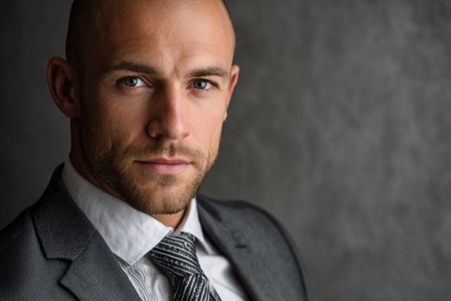 businessportrait eines mannes im anzug