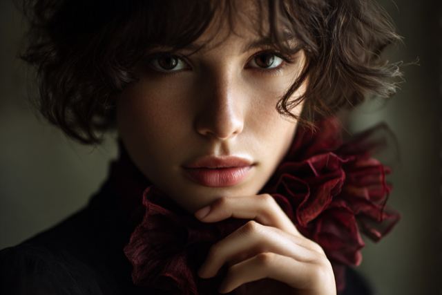 portrait einer frau