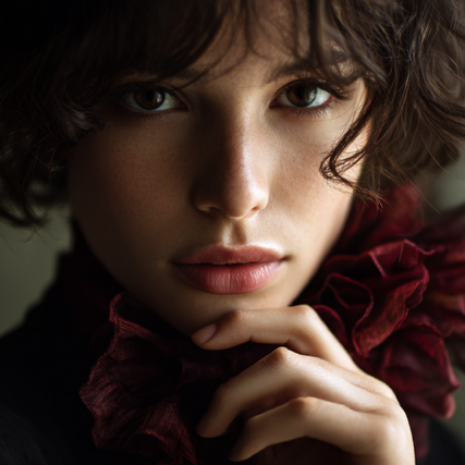 portrait einer frau